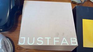JustFab Black Winter Boots with Faux Fur Trim Size 6 - Retail: $39