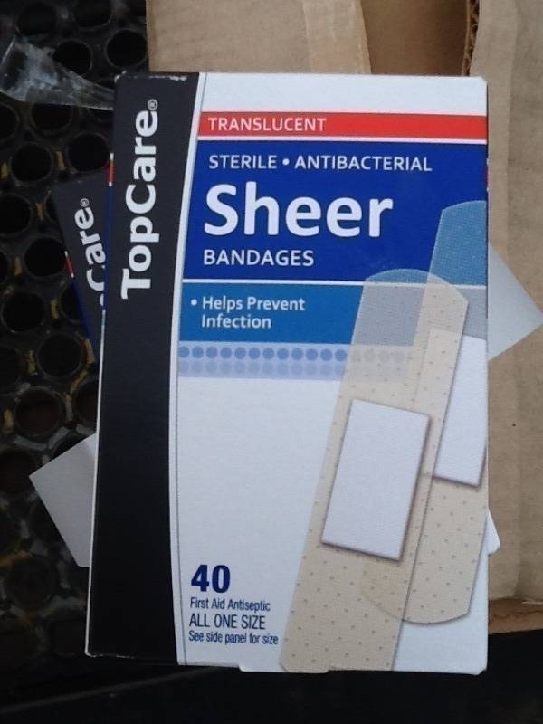 lot 54 image: Case of 15 boxes of Band-Aids as pictured