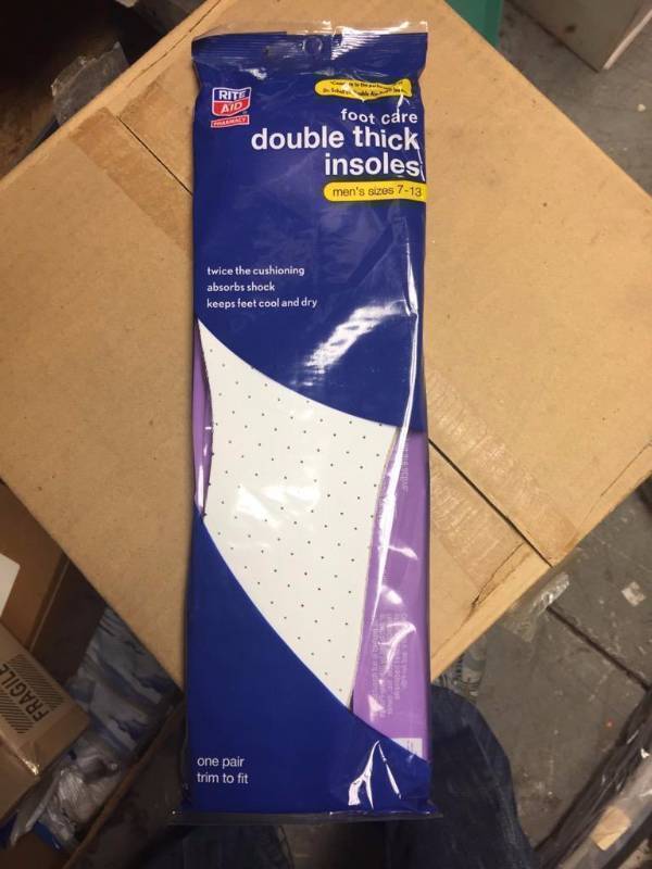 lot 7397 image: This lot is for 10 pairs of shoe insoles size 7 to 13