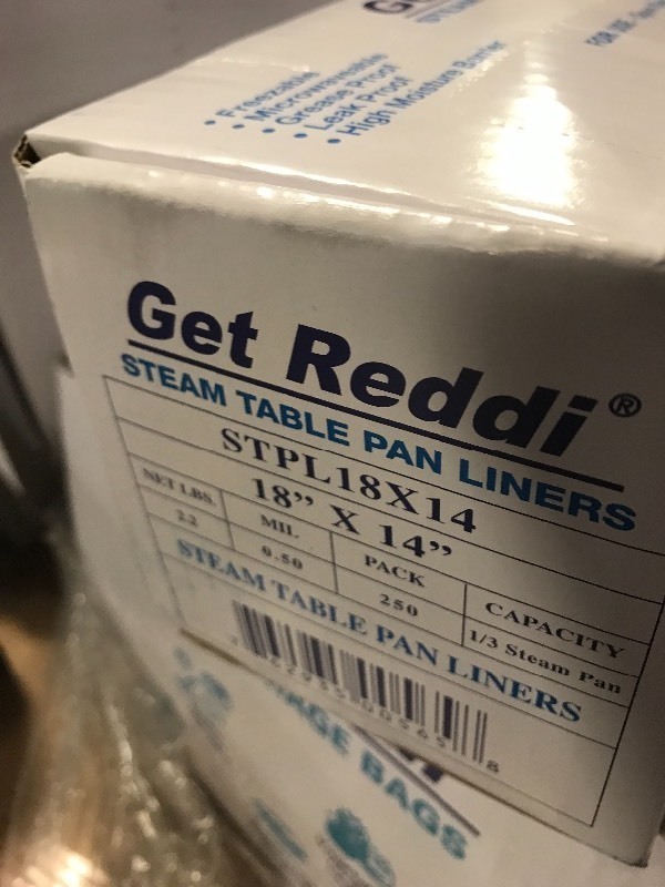 lot 9479 image: Case of 150 steam table pan liners 14 x 18 keep your pans clean when youre done just take liner out and throw away