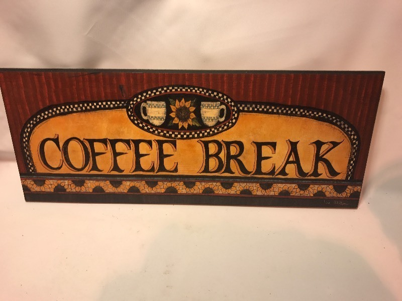 lot 9566 image: Nice sign for your break room kitchen rec room use your imagination