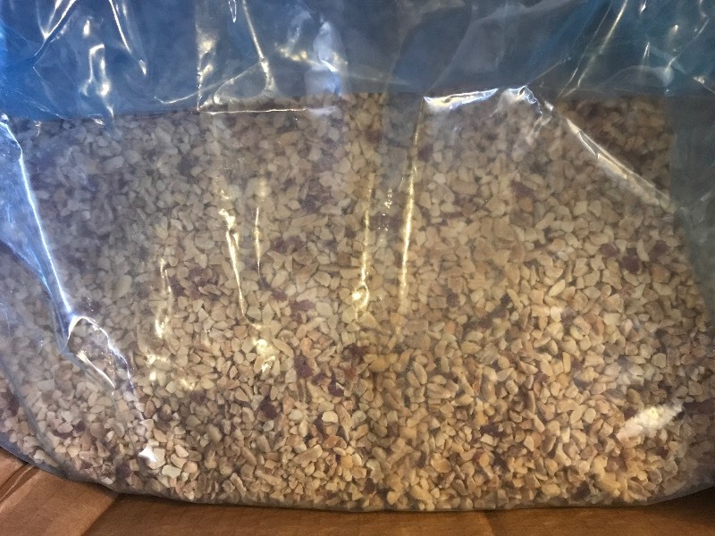 lot 9649 image: 30lb of chop roster peanuts