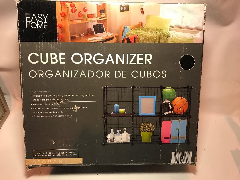 lot 9664 image: Wire cube organizing system still in box