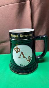 1960 Wichita University Phi Delta Psi Fraternity Mug