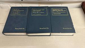 lot 327 image: University Casebook Series Law Books Set of 3