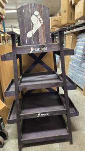 lot 360 image: Barefoot Wine Wooden Display Rack