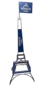 lot 367 image: Pinnacle Vodka Metal Display Stand