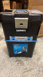 lot 368 image: Hart 2-in-1 Rolling Tool Box Storage System