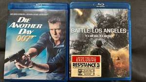 lot 374 image: James Bond Movie Collection - Die Another Day & Battle Los Angeles Blu-ray Set