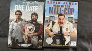 lot 377 image: Due Date & Paul Blart Mall Cop DVD Movie Bundle