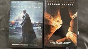 lot 381 image: Batman The Dark Knight Rises and Batman Begins DVD Set