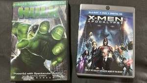 lot 385 image: Marvel Movie DVD Collection - Hulk and X-Men Apocalypse