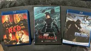 lot 392 image: RED and Red Eagle and King Kong Action Movie Collection - Blu-ray & DVD Set