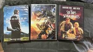 lot 397 image: Action Movie DVD Collection - Shooter, Transformers & Six Days Seven Nights
