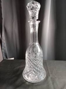 lot 2290 image: Crystal Cut Glass Decanter with Stopper