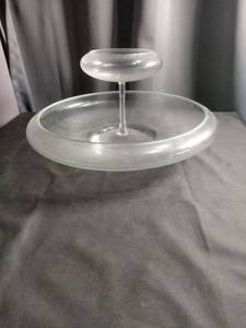 lot 2297 image: Frosted Glass Champagne Coupe Set