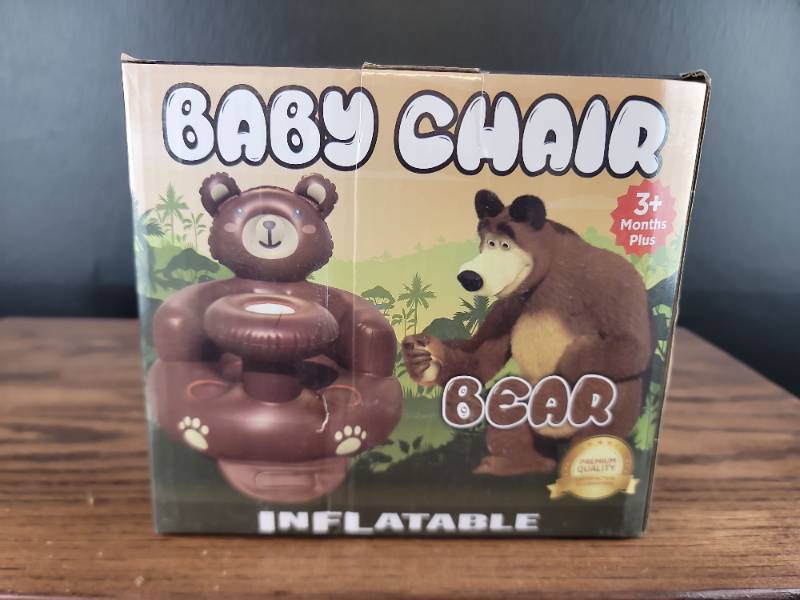 lot 2963 image: Marwan Baby Chair Bear Inflatable Seat