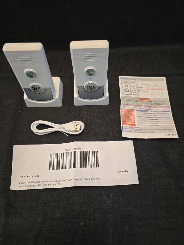 lot 2023 image: 2-Way Wireless Doorbell Intercom System