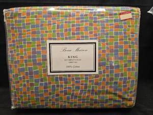 lot 2074 image: Beau Maison Mosaic King Sheet Set