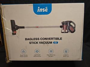 lot 2082 image: INSE I5 Bagless Convertible Stick Vacuum