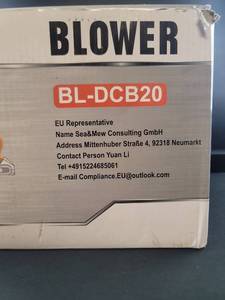 lot 3245 image: Elite BL-DCB20 Electric Leaf Blower