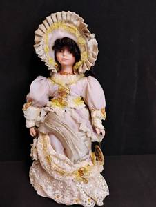 lot 1740 image: Collectible Memories Rose Porcelain Doll