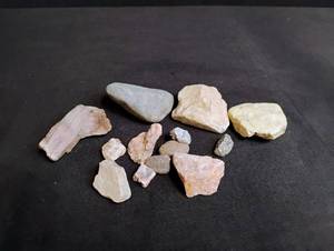 lot 1747 image: Natural Pink Moonstone Crystal Collection
