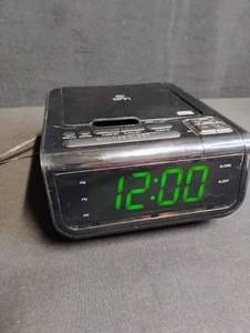 lot 1760 image: Onn CD Player Alarm Clock Radio