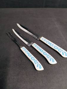 Cornflower Blue Kitchen Knife Set
