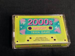 lot 1786 image: 2000s Music Trivia Card Game