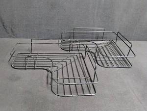 lot 1800 image: Black Wire Shelves