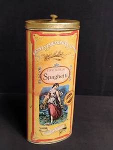 lot 1801 image: Pasta Semolina Italian Spaghetti Tin Container
