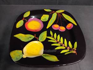 lot 1822 image: Bellini Italian Hand Painted Fruit Plate