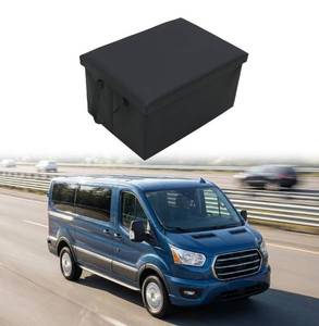 lot 1425 image: Center Aisle Storage Box Compatible with 2017-2026 Ford Transit First Row Foldable Aisle-Mount Storage Box Replaces the Console Organizer for 2025 Transit Accessories