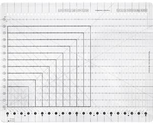 lot 1437 image: XL Slotted Quilting Ruler -17-34in x 22in, Compatible with CGRGE1XL, Upgrade Clear Acrylic Non-Slip Long Arm Sewing Ruler for Fabric Strip Cutting, Crafting & Patchwork Template, Quilting Supplies