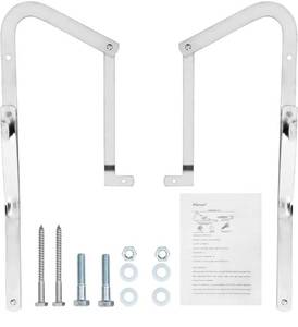 lot 1470 image: 55-1 Attic Ladder Spreader Hinge Arms Compatible with Werner Models Mk 1 Thru Mk 3, A2208 A2210 A2508 A2510 W2208 W2210 W2508 W2510 WH2208 WH2210 WH2508 WH2510 WH3008 WH3010, MFG 2006 and Older