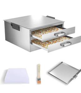 lot 1508 image: FERRISA Cantonese Rice Noodle Rolls Machine,Double-layer Steamer Vermicelli Roll Steamer Made with 430 Stainless Steel,Chinese Cheung Fun,Furnace Cooking Chinese Cuisine Recipes Cookware