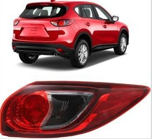 lot 1520 image: Outer Tail Light Fit for 2013 2014 2015 2016 Mazda CX-5, Halogen Tail Lamp Assembly Replacement Left Driver Right Passenger Side Taillight KD3351160C MA2804111 (Right Passenger Side)