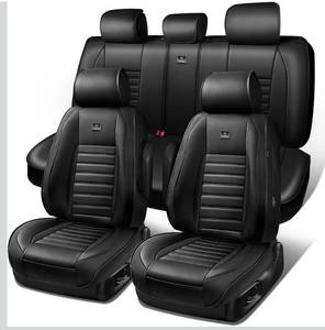 lot 1522 image: CAR PASS Nappa Leather Car Seat Covers Full Set