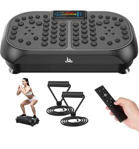 lot 1534 image: Vibration Plate Exercise Machine - CrazyFeb Vibration Plate for Lymphatic Drainage, Whole Body Vibrating Plate Exercise Machine - Waver Vibration Plate High-Intensity Fitness Equipment for Weight Loss