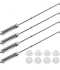 lot 1539 image: ALLOY UPGRADED W10780045 WTW4816FW2 NTW4516FW2 NTW4605EW0 NTW4516FW1 WTW4800BQ1 Washer Suspension Rods Kit 4 Pcs by Beaquicy-Washer Parts for Whirlpool Kenmore Suspension Rods RTW4516FW1,11020102310