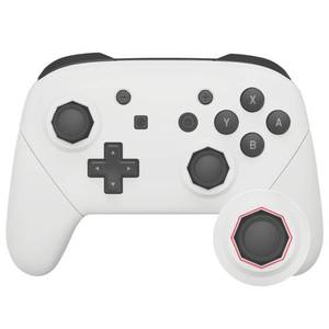 lot 1560 image: eXtremeRate White Octagonal Gated Sticks Faceplate Backplate Handles Cover, DIY Replacement Hand Grip Housing Shell for Nintendo Switch Pro Controller- Controller NOT Included