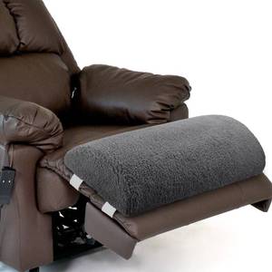 lot 1616 image: Wesiti Recliner Foot Pillow Cushion High Resilience Sherpa Memory Foam Bolster Sleeping Rest Multipurpose Half Roll Leg Pillow Suitable for Bed Chair Sofa Headrest Back Lumbar Leg Support(Dark Gray)