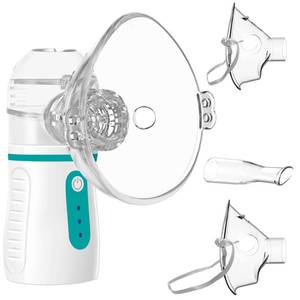 lot 1660 image: Portable Nebulizer with 3 Adjustable Speed, for Adults and Kids, Handheld Nebulizer for Breathing Issues, with Automatic-Cleaning, Laser Ultrafine Mesh Making, Effective for Home use
