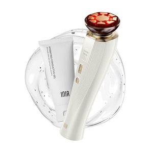 lot 1681 image: INIA 3-in-1 Red Light Therapy for Face and Neck Beauty Device for Puffiness & Skin Firming Skincare Tool (White)