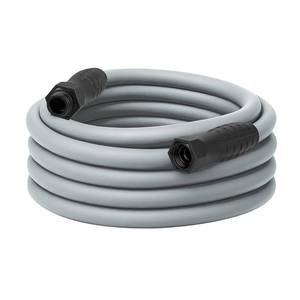 lot 1698 image: Flexzilla Colors SwivelGrip Garden Hose 58 in. x 50 ft., Lightweight All-Weather Water Hose, Durable and Flexible, Leak-Free Connections, Slate Grey