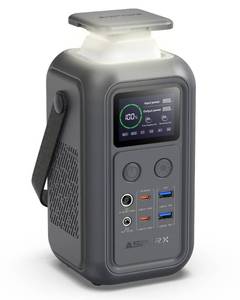 lot 1708 image: AsperX Portable Power Station (60,000mAh), Dual 140W Fast Charging (Total 200W), LiFePO4 Battery, 192Wh Power Bank Station, Home Backup for Travel, Camping, Home, Emergency (Gray)