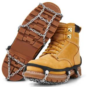 lot 1728 image: Yaktrax Traction Chains for Walking on Ice and Snow (1 Pair), Black, X-Large
