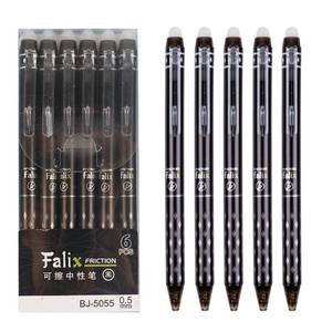 lot 1746 image: MOZXIRZ 5 Pcs Erasable Gel Ink Retractable Pens - 0.5mm Fine Point, Black Ink, Smooth Writing for Office, School, Women, Men, Girls, Boys