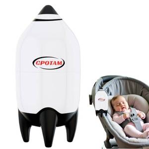lot 1825 image: CPOTAM Hands-Free Stroller Device with 5 Vibration Levels, Universal Stroller Accessories, Rechargeable Portable Vibration for Cribs & Strollers, Water-Resistant Baby Soother